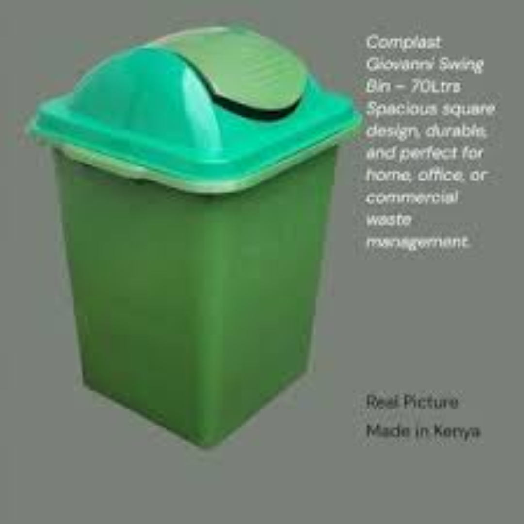 COMPLAST BIN GIOVANNI D GREEN 70 LTRS